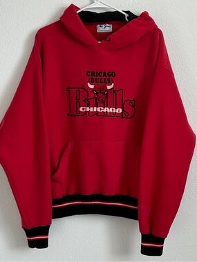Vintage Chicago Bulls Swearshirt Hoodie NBA 90’s